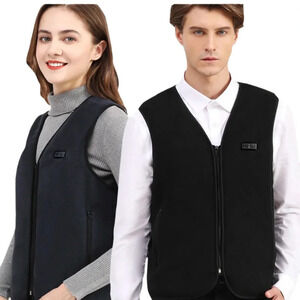 Heated Vest Smart Fleece USB Rechargeable Thermal Outdoor Hunting